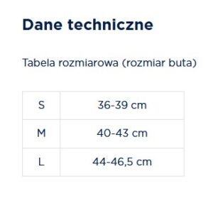 Orteza sztywna na goleń i stopę - Pro-Walker M (40-43) Dwukomorowa